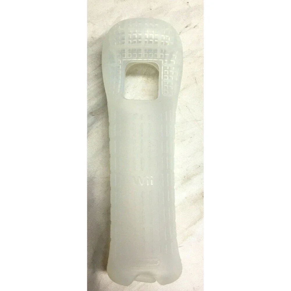 Nintendo Wii Lot of 6 Control Cover Case Silicone Clear Black RVL-022, RVL-027